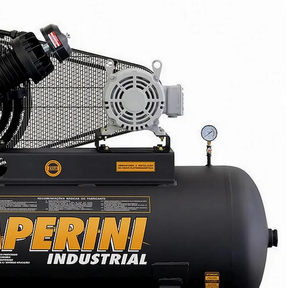 Compressor de Ar Alta Pressao 15HP 425 Litros 175 Libras 60PCM 220/380V TRIF Chiaperini CJ60+AP3V425L