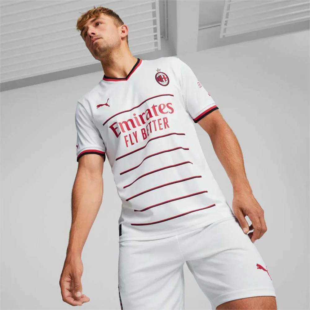 Camisa Puma Ac Milan Oficial Ii Torcedor Masculina Branco Shopmasp