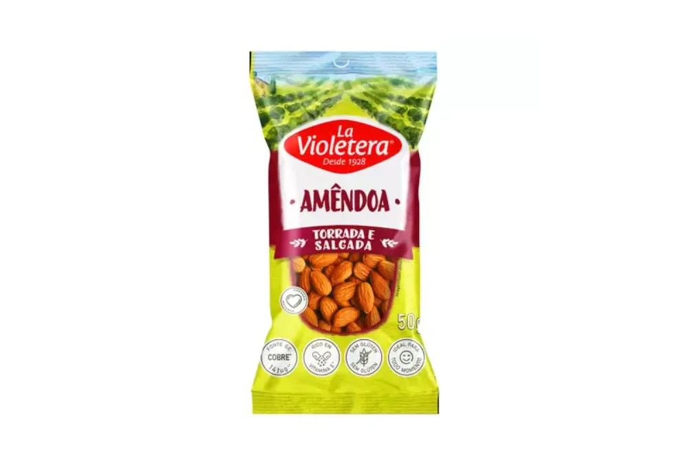 Amenda Torrada e Salgada 50G La Violetera