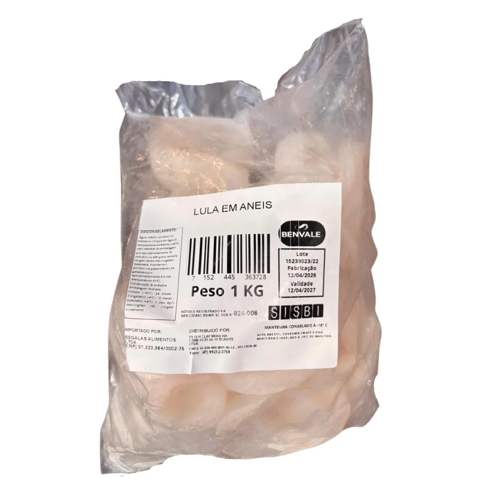 Aneis de Lula 1Kg Cong. Benvale