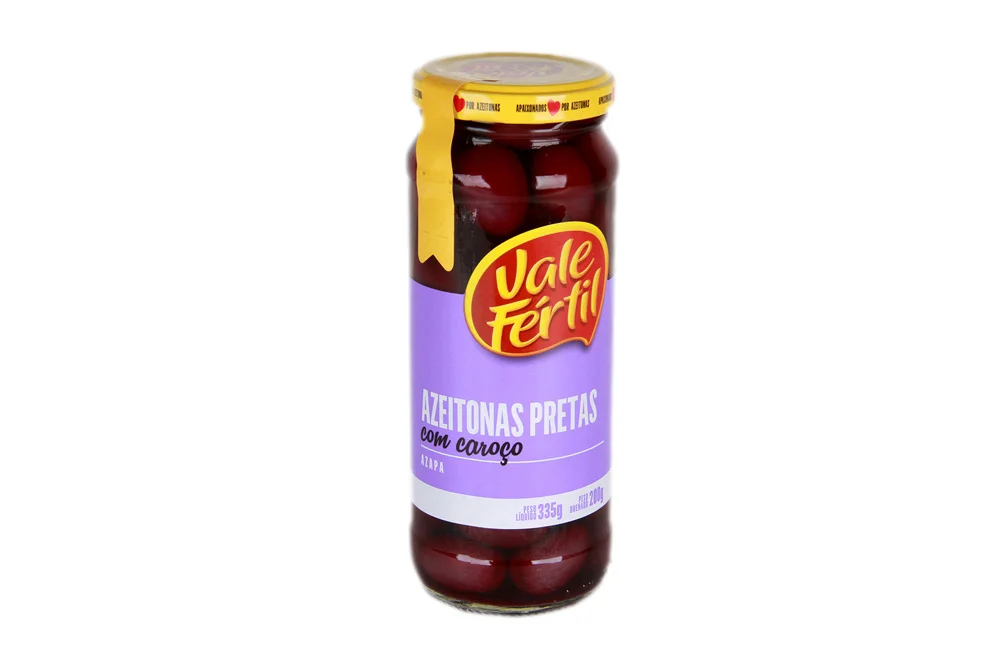 Azeitona Vale Fértil Pretas 200 G