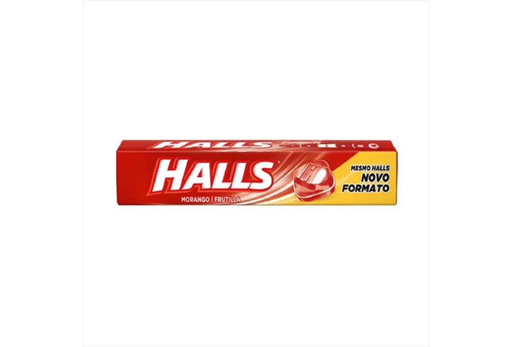 Bala Halls Morango 28Gr