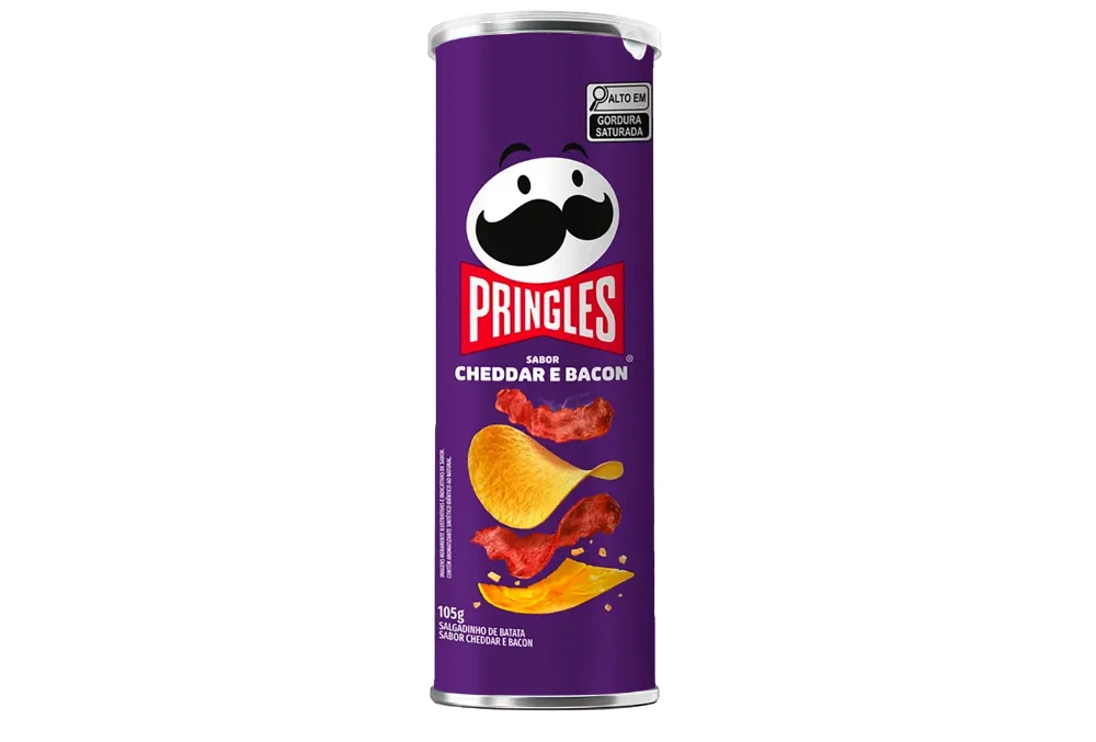 Batata Cheddar e Bacon Pringles 105Gr