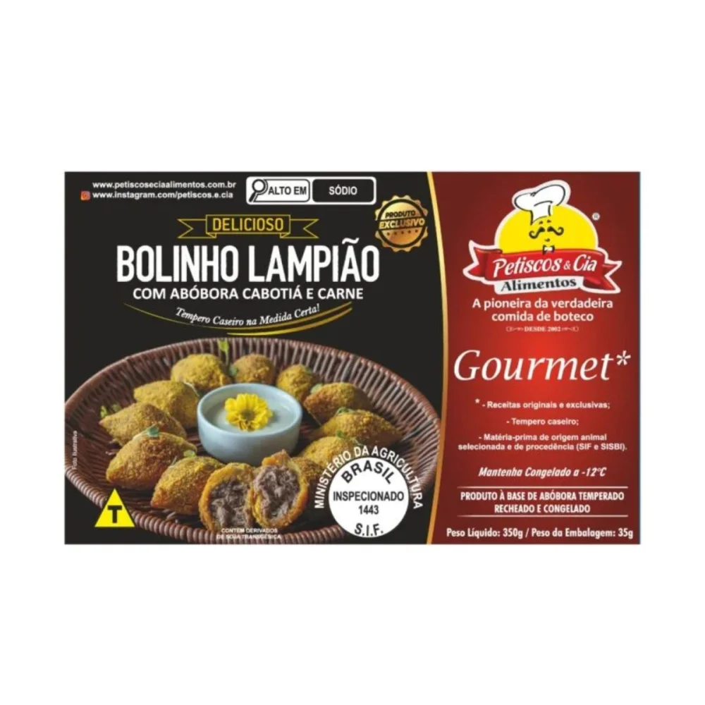 Bolinho de Abobora com Carne 350Gr Mimi