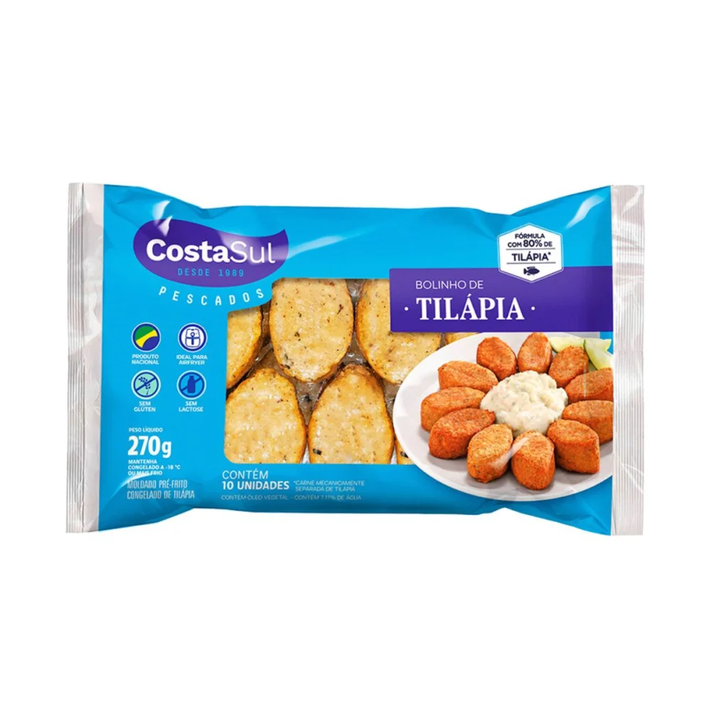 Bolinho de Tilapia 270G Costa Sul