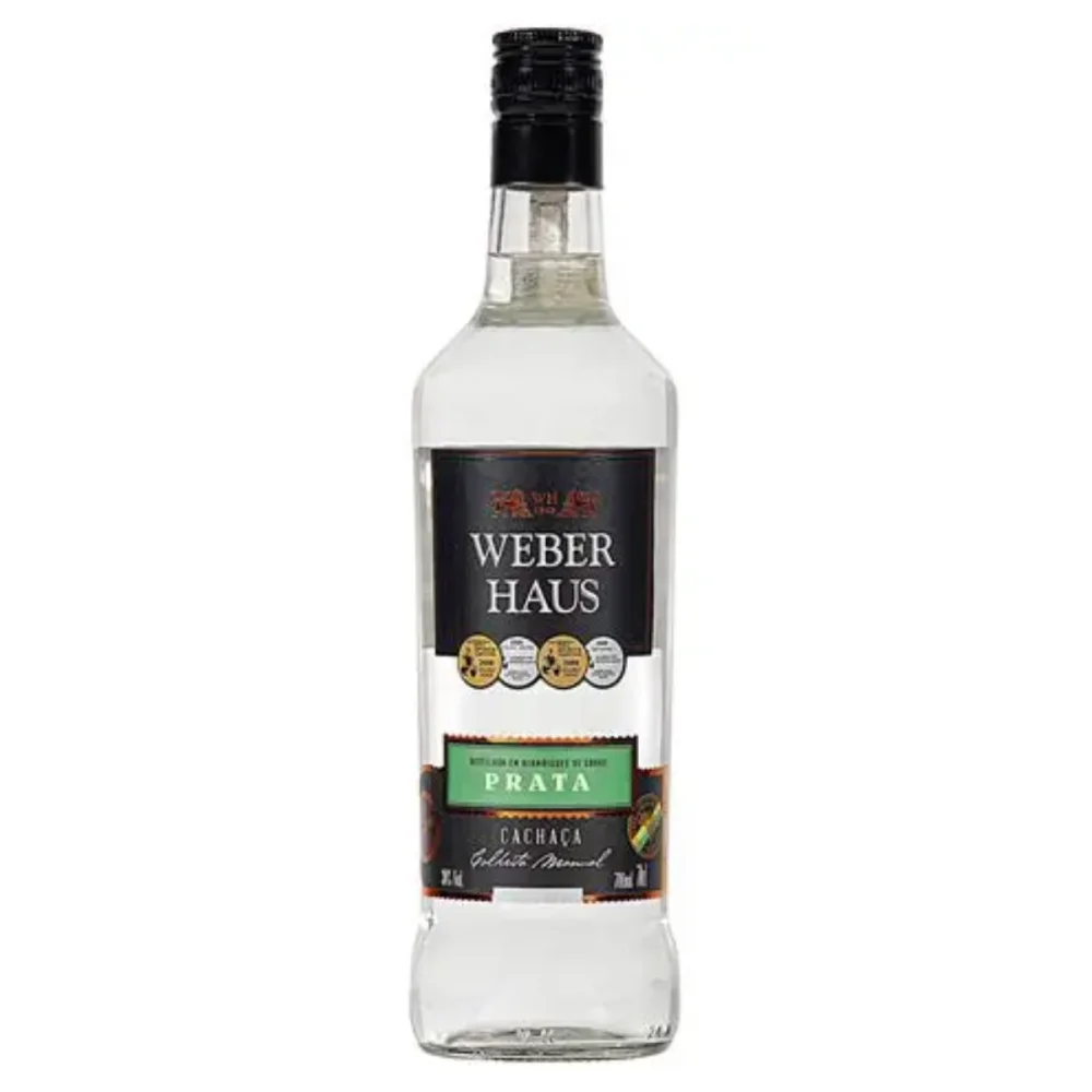 Cachaca 700Ml Prata Weber Haus