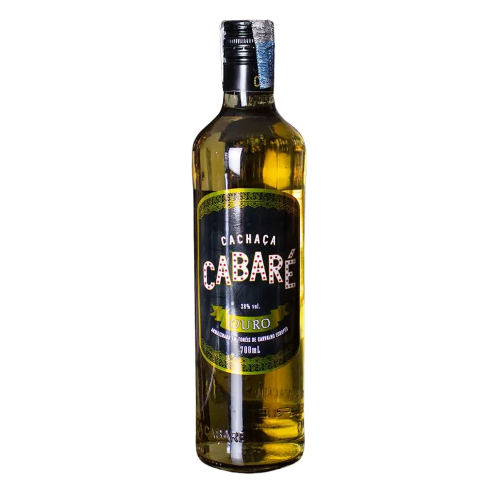 Cachaça Cabaré Ouro 700Ml Ouro Cabaré