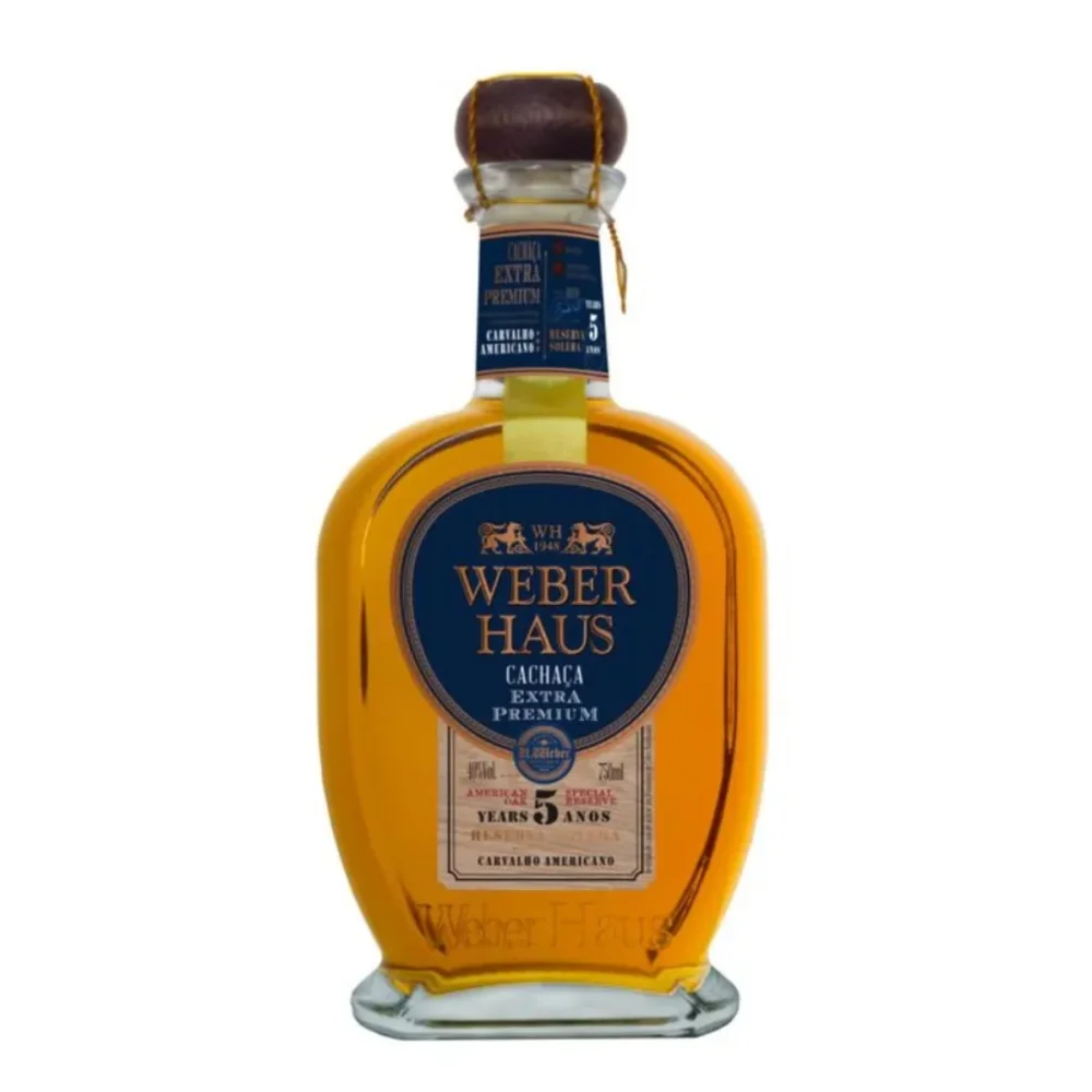 Cachaca Extra Premium 750Ml 5 Anos Reserva Solera Weber Haus