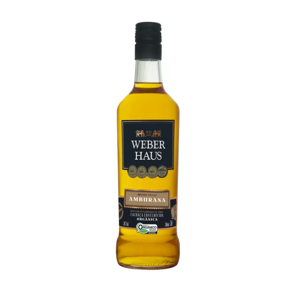 Cachaca Organica 700Ml Amburana Weber Haus