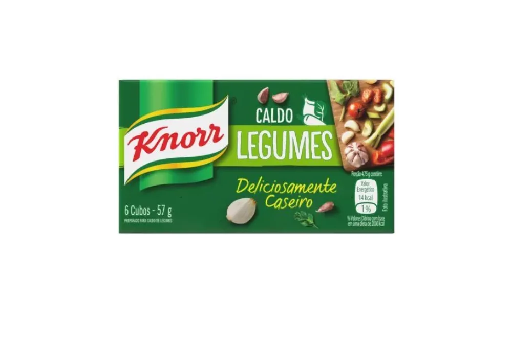 Caldo Tablete Legumes Knor 57Gr