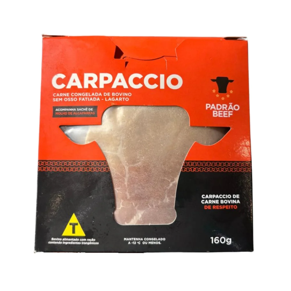Carpaccio de Lagarto Und Padrao Beef