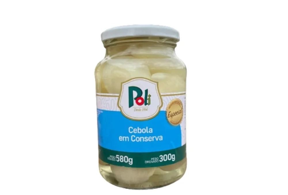 Cebola Vinho Branco Poli 580Gr