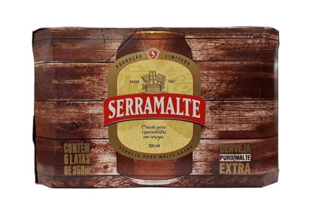 Cerveja Serramalte 350Ml Pack com 6