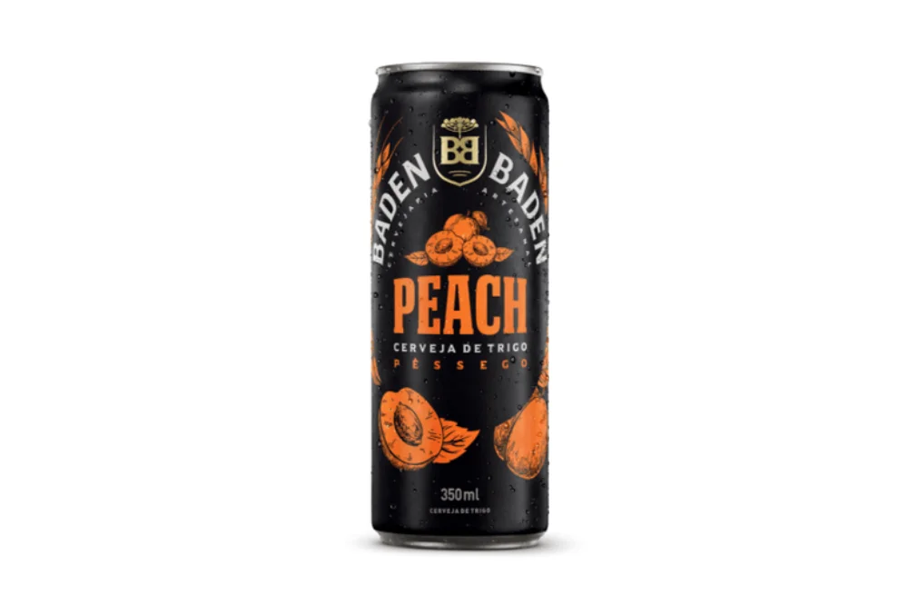 Cerveja Pilsen Peach Baden 350Ml 