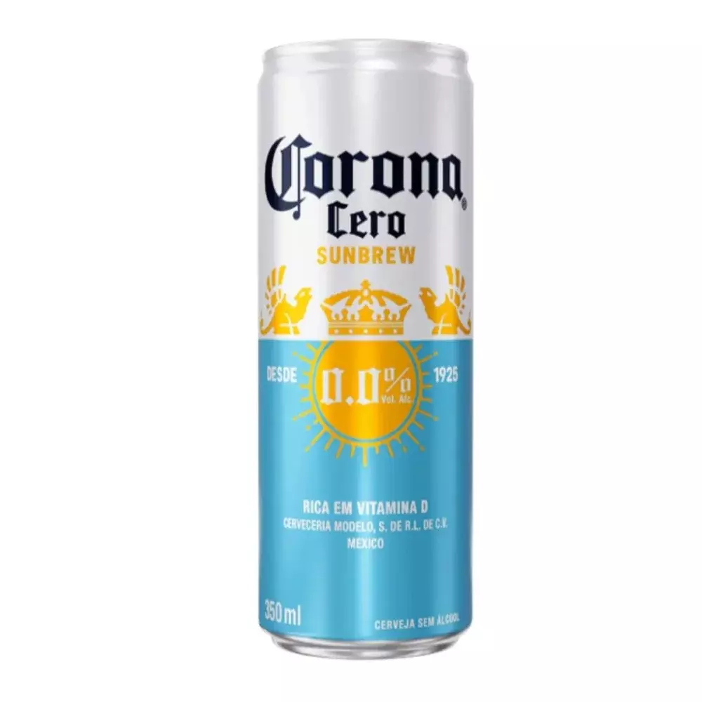 Cerveja Corona Cero 350Ml Lata Corona