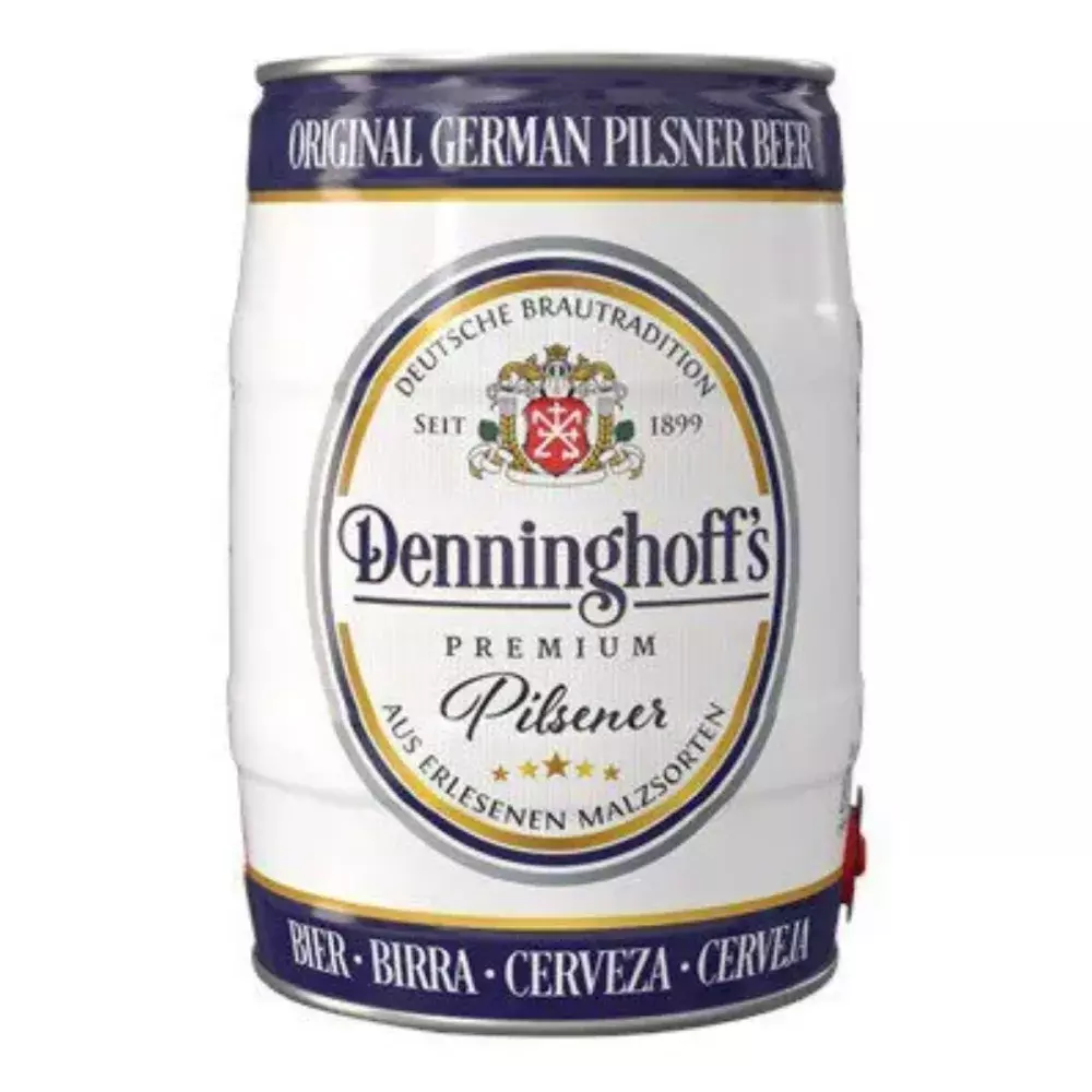 Cerveja Denninghoffs Pilsener 5L Barril Denninghoffs
