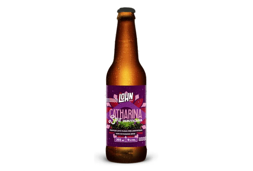 Cerveja Lohn Bier Catharina Sour Cafe e Framboesa 355Ml