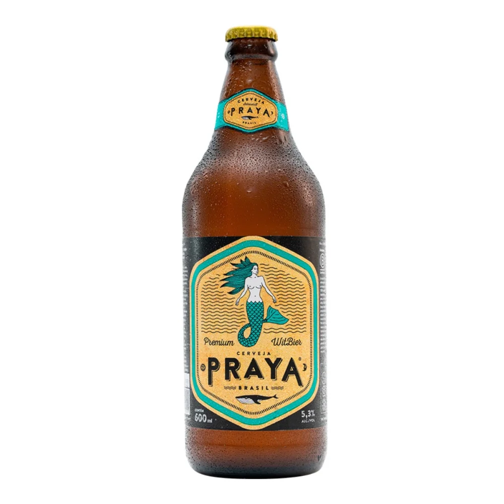 Cerveja Praya Receita Caseira 600Ml Garrafa Praya
