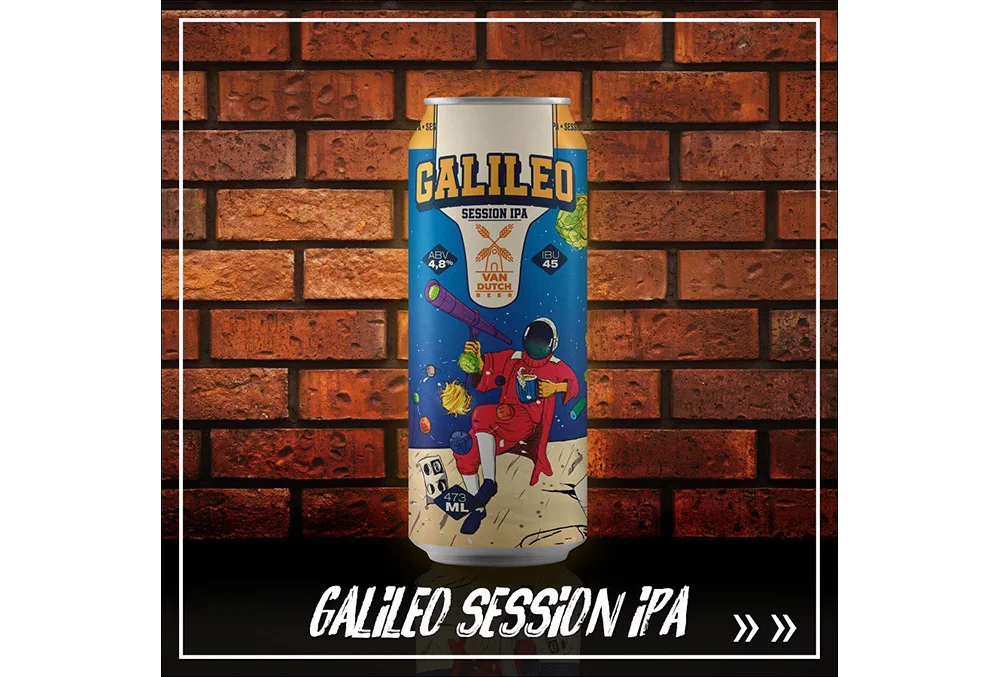 Cerveja van Dutch Galileo Ipa 473 ML