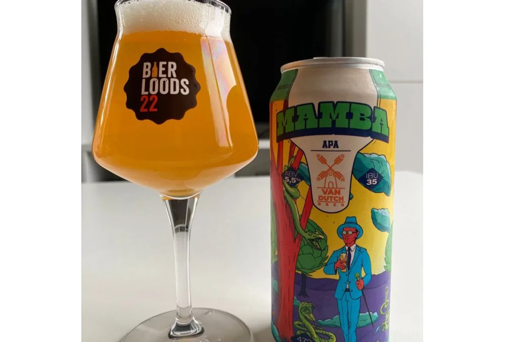 Cerveja van Dutch Mamba Apa 473 ML