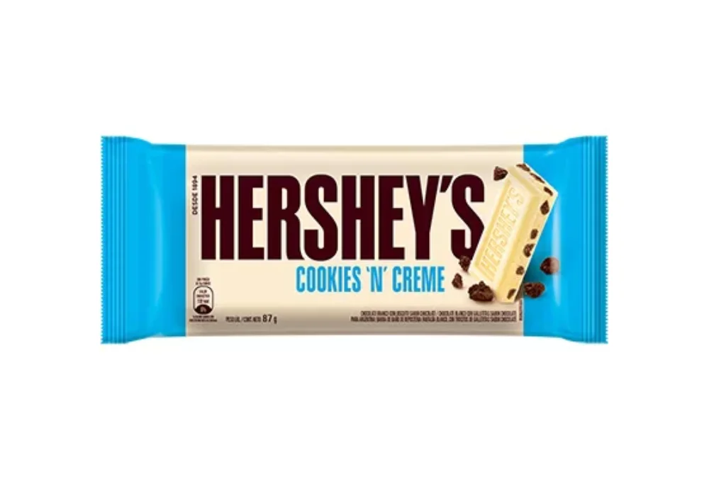 Chocolate Branco Barra Cookies Hersheys 87Gr