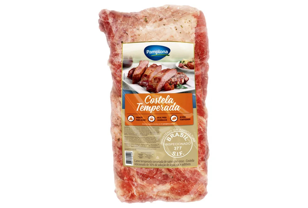 Costela Suína Temperada Pamplona Kg