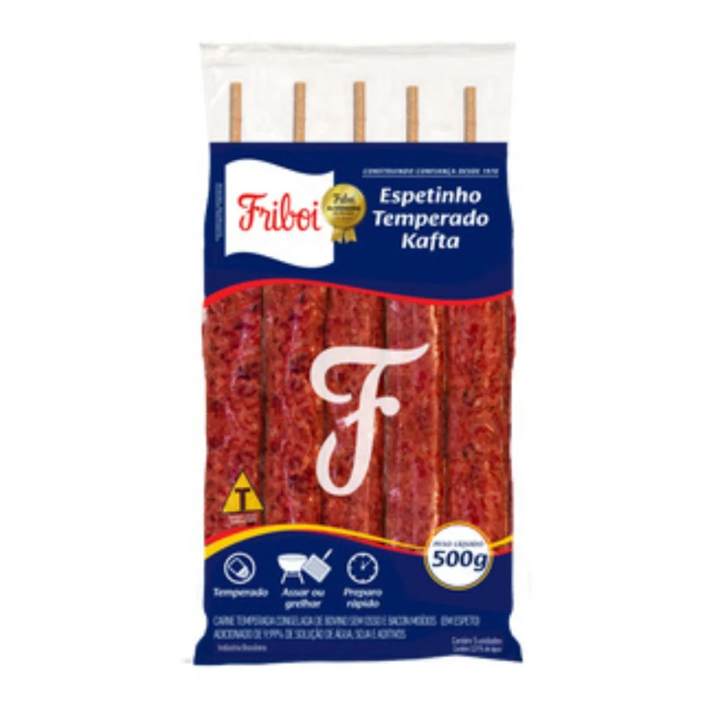 Espetinho Temperado Kafta 500G Friboi