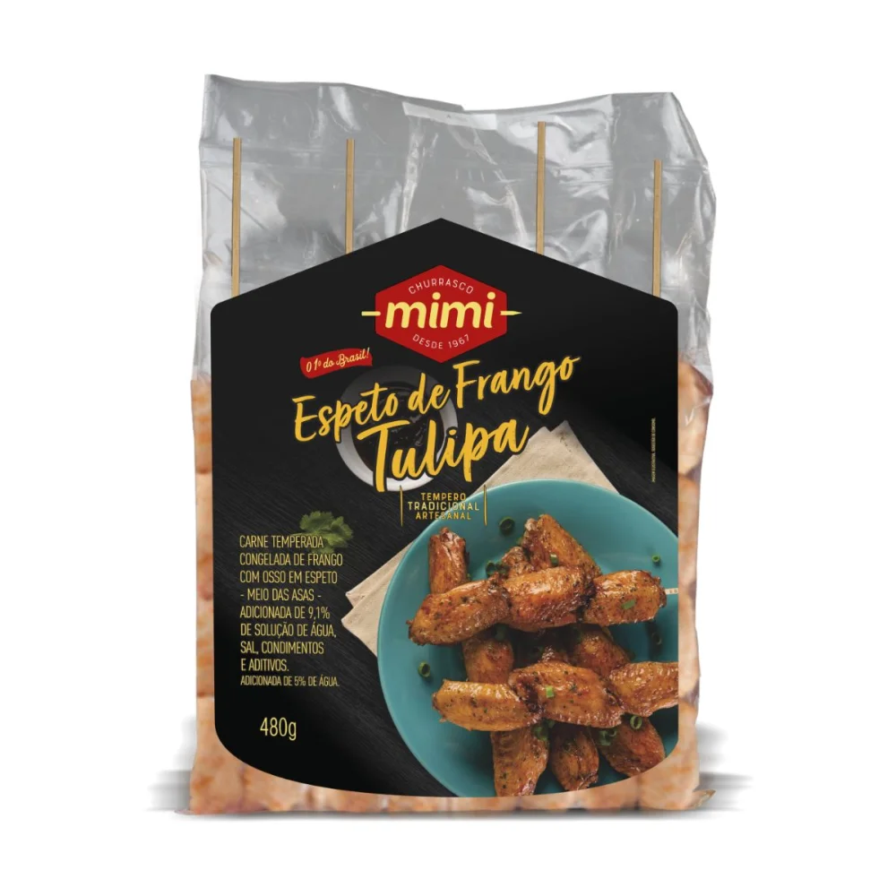 Espetinho de Tulipa 480Gr Mimi