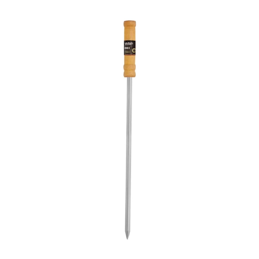 Espeto Gaucho Simples 75Cm 62Cm Lamina Grilazer