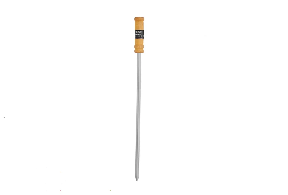 Espeto Grilazer Aco Prata 85Cm