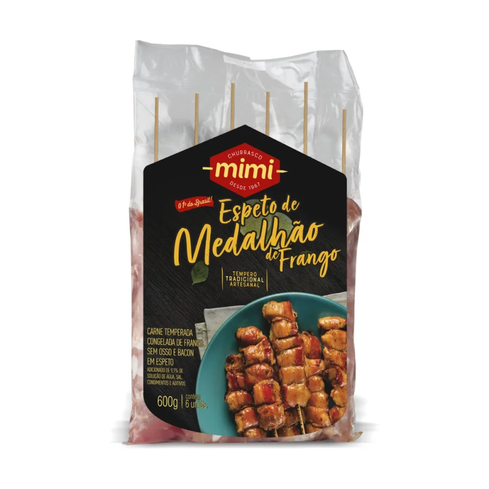 Espeto Medalhao de Frango 500G Mimi