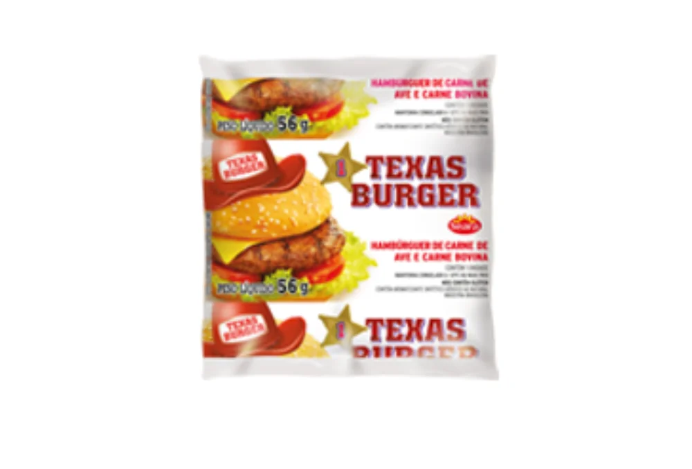 Hamburguer Bovino Seara Texas 56Gr