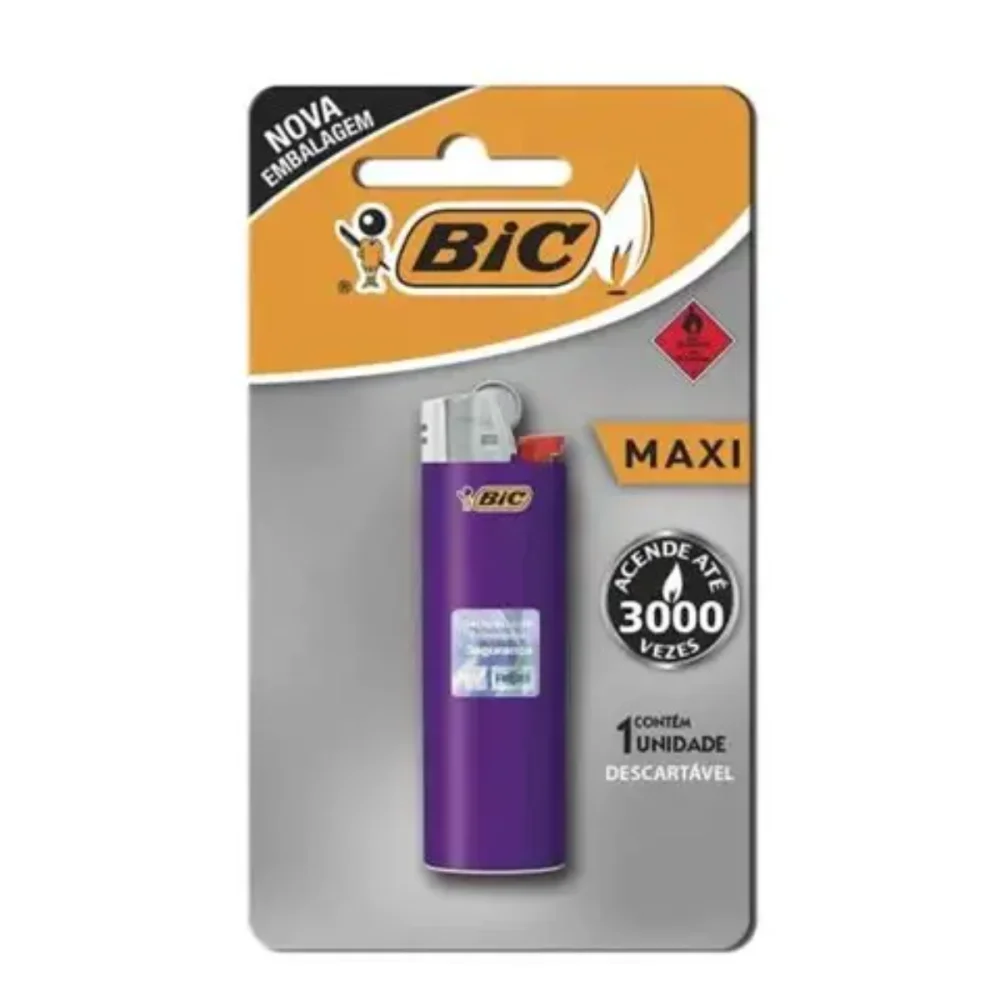 Isqueiros Grande Un Maxxi J6 Bic