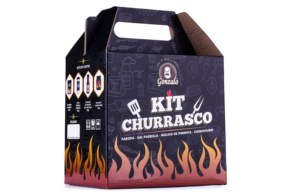 Kit Churrasco 1,21Kg para Presente Gonzalo 