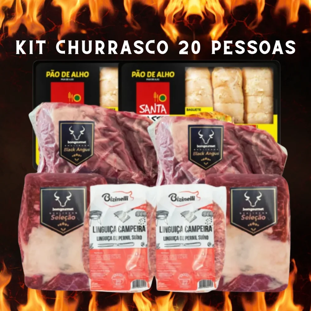 Kit Churrasco 20 Pessoas Bg
