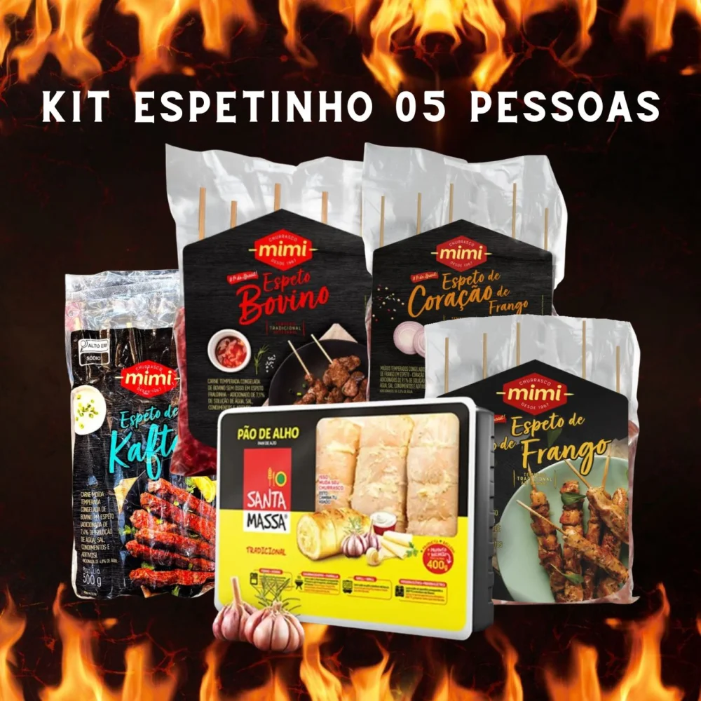 Kit Espetinho 05 Pessoas Mimi 1