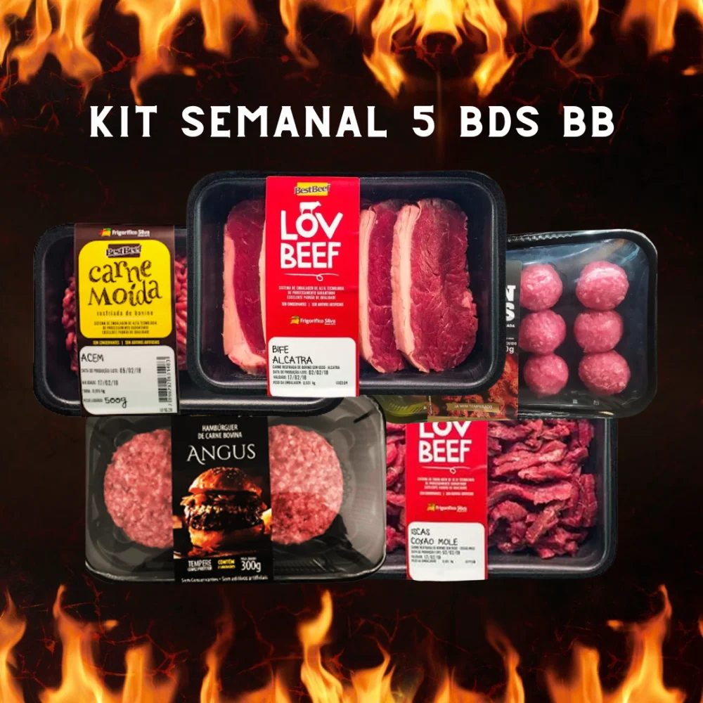 Kit Semanal 5 Bandejas Best Beef