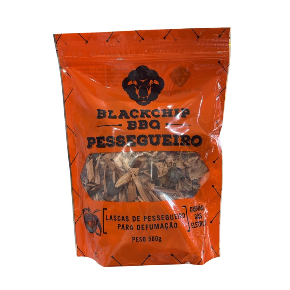 Lascas de Madeira Bbq Pessegueiro 500Gr Blackchip