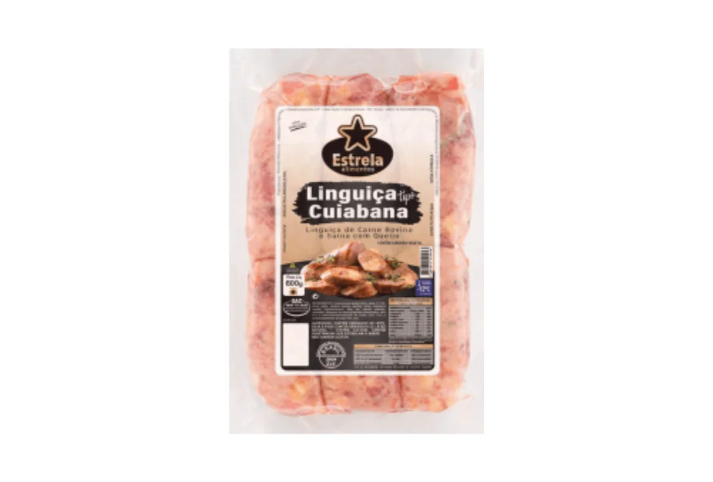 Linguica Cuiabana Estrela 600G