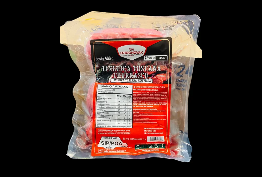 Linguiça Toscana Novak 500G