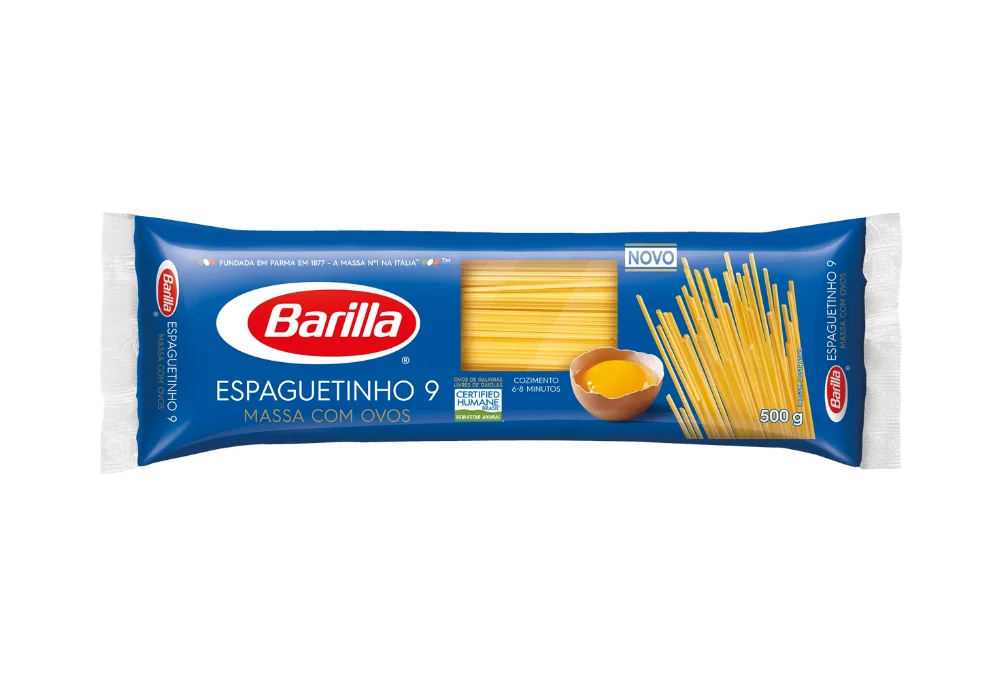 Macarrao Espaguete Nº 9 Barilla C/Ovos 500Gr