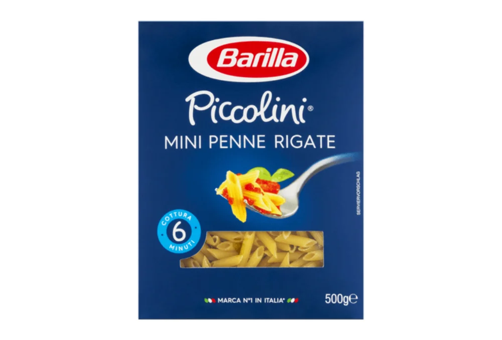 Macarrão Sêmola Mini Pene Rigate Barilla 500Gr