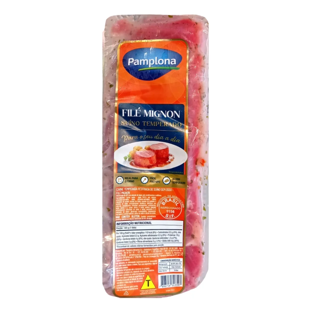Mignon Suíno Temp Resf Pamplona Kg