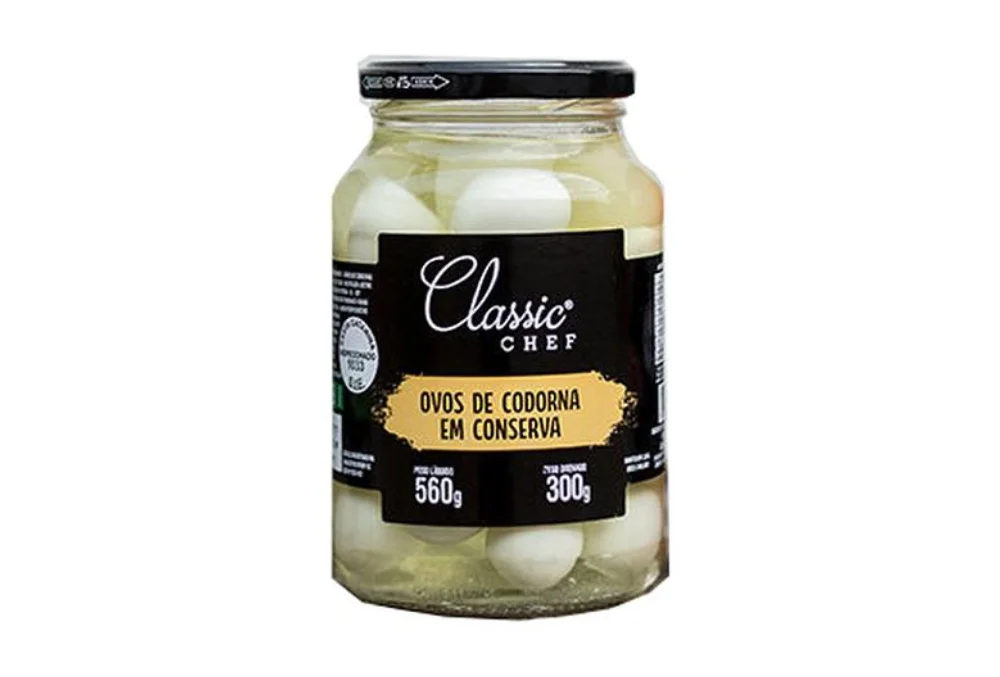 Ovo de Codorna Classic Chef 300Gr