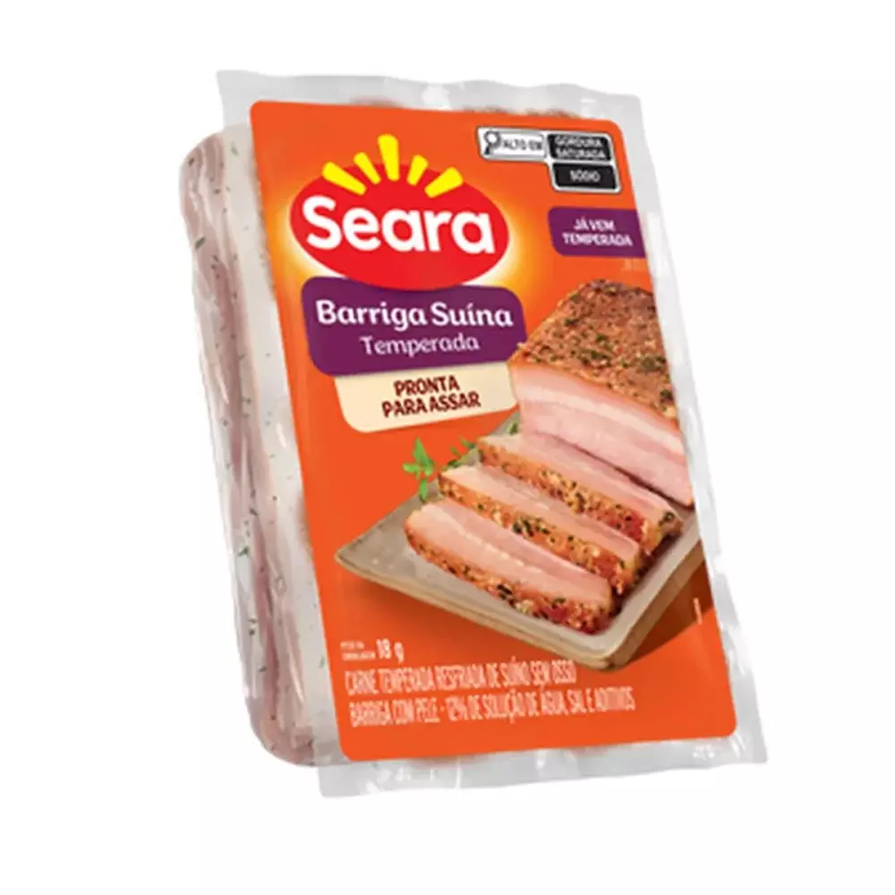 Panceta Suina Temperada Kg Dia a Dia Seara