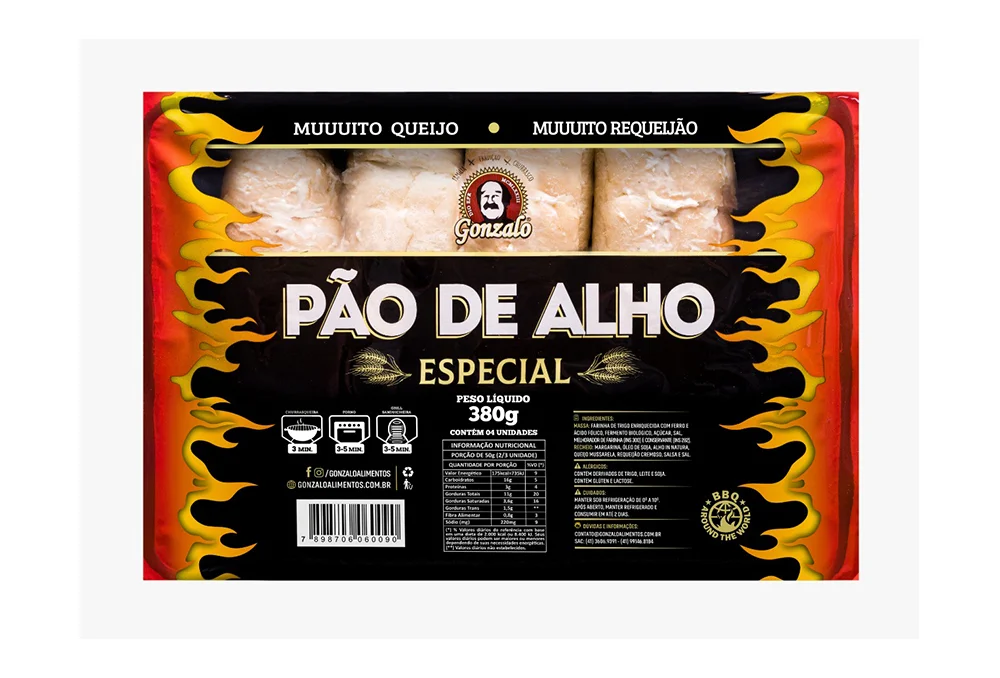 Pao de Alho Especial Gonzalo 380 Gramas