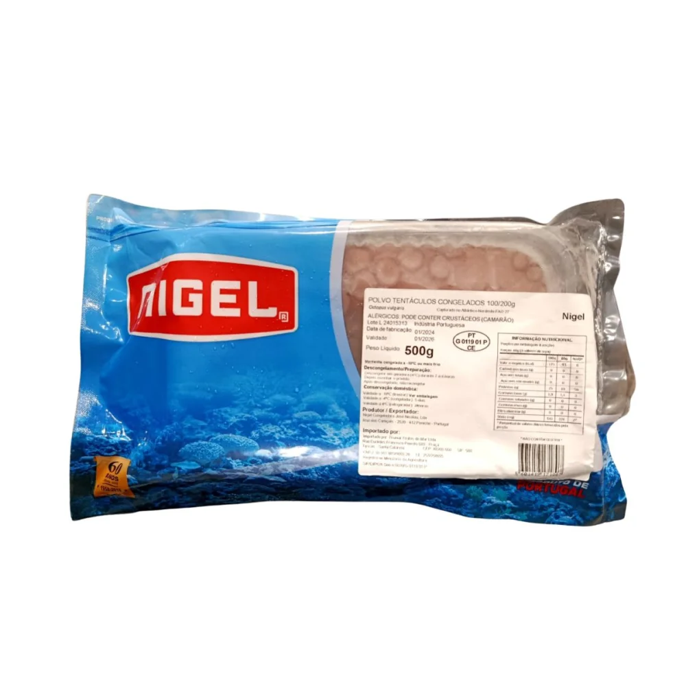 Polvo Tentaculo Cong. 500G Nigel