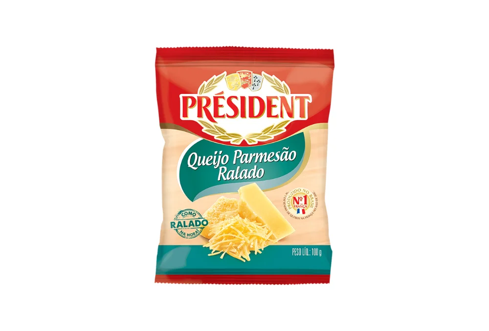 Queijo Ralado Parmesão President 100Gr