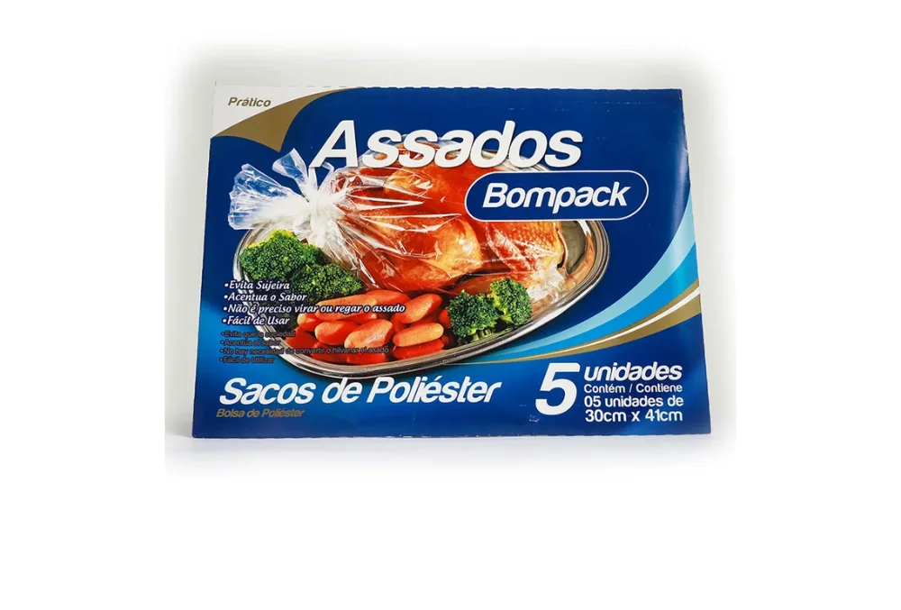 Saco Poliester Assados Bompack 5 Un