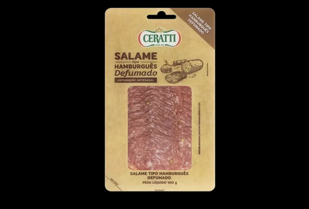 Salame Defumado Hamburgues Fatiado Ceratti 100Gr